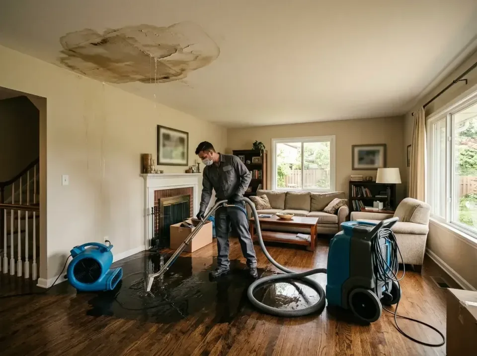 attic-pipe-burst-ceiling-drip-008 — frequently asked questions, Water Damage Restoration & Carpet Care in Southgate, MI